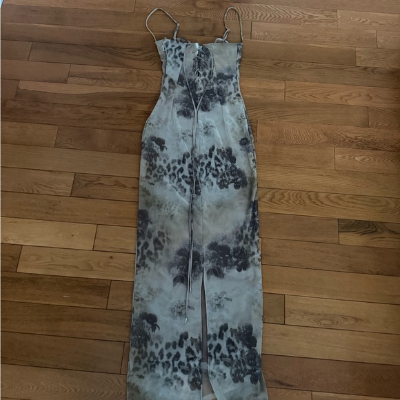 House of CB Beige Floral Maxi Dress - Picture 7 of 11